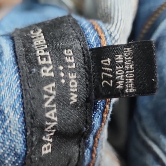 Banana Republic brand new wide leg bell bottom flare jeans - Picture 9 of 9